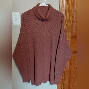 Maurices Rust Cowl Neck Sweater